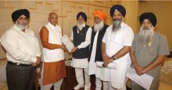 Badal Dal delegation meets Haryana Governor [August 03, 2014]