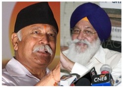 Mohan Bhagwat (L) - Avtar Singh Makkar (R) [File Photos]