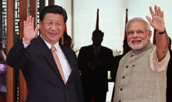 Xi Jinping and Narendra Modi