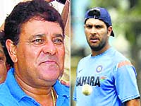 Yograj Singh (L) - Youvraj Singh (R) [File Photo]