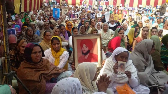 Families of martyrs of Khalistan Movement attending martyrdom day at Sultanwind on November 28, 2014