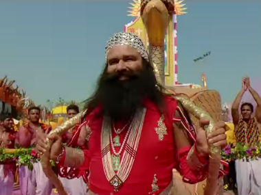 A still from controversial godman's movie MSG: The Messenger [File Photo]