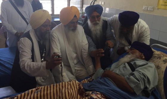 Jathedar Balwant Singh Nandgarh given his full support to Bapu Surat Singh Khalsa