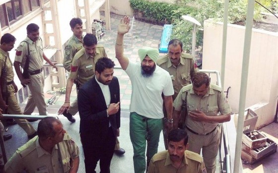 A photo of Court Appearance of Jagtar Singh Hawara [April 06, 2015]