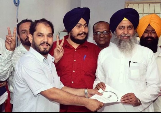 Badal Dal candidate Gobind Singh Longowal receives certificate of election victory