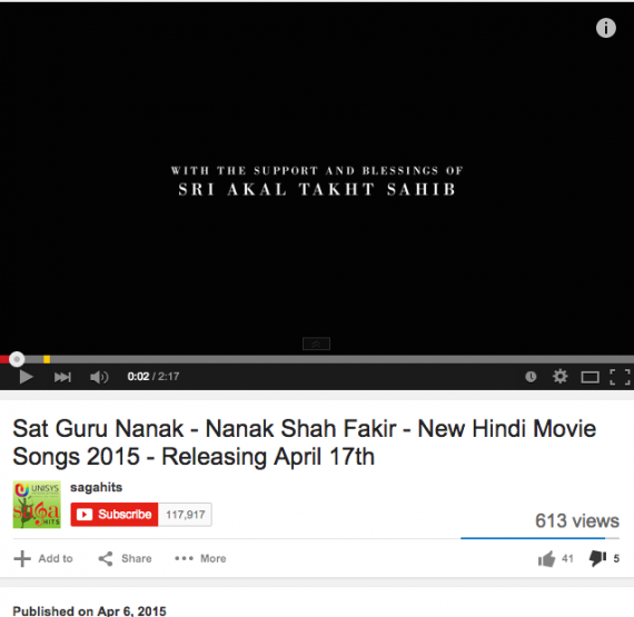 Makers of Nanak Shah Fakir movie still using Akal Takht name, reveals new video release