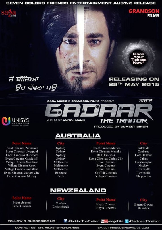 Gadaar The Traitor - Listings for New Zealand and Australia