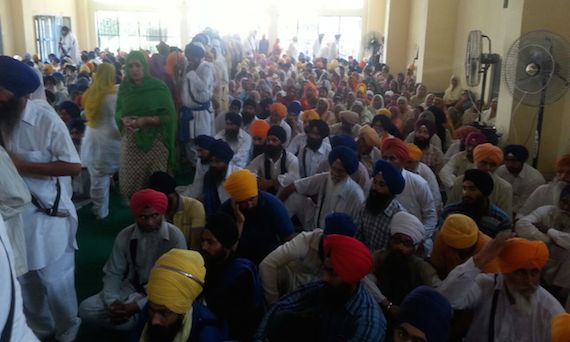 Another view of Sikh Sangat attending the Panthic conference