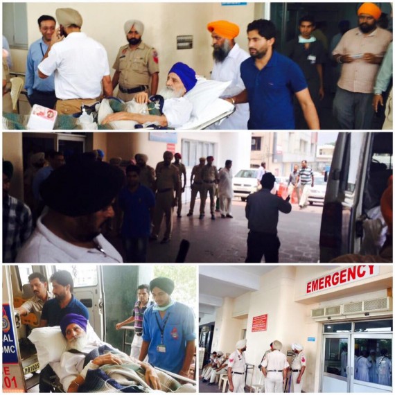 Bapu Surat Singh Khalsa being shifted to PGI Chandigarh [June 18, 2015]