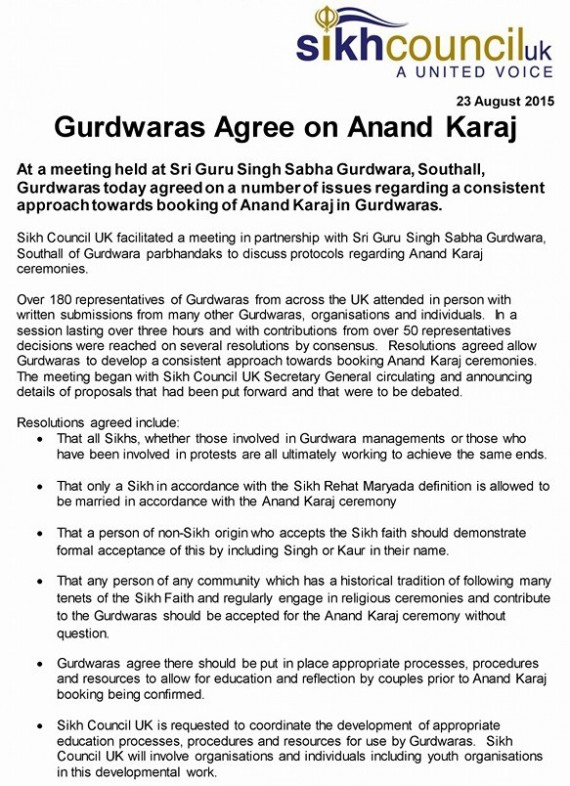 Sikh Council UK press release | Page 1/2