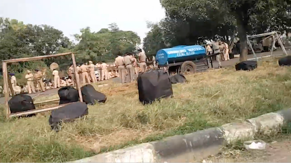 Heavy police deployment at Punjab-Chandigarh border