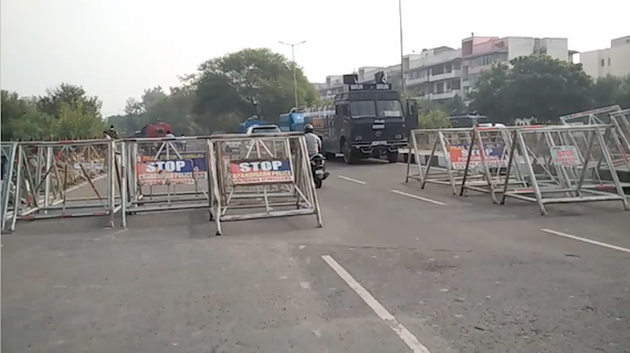 Heavy police deployment at Punjab-Chandigarh border