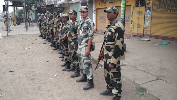 BSF was deployed at Kotkapura in wake of Shaheedi samagam at Bargari village