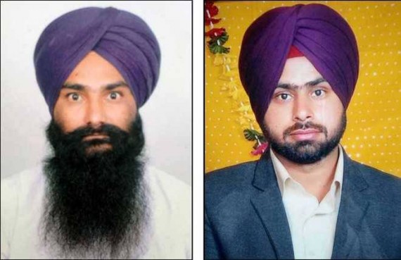 Bhai Krsishan Bhagwan Singh and Bhai Gurjeet Singh, who were killed in police firing at Behbal Kalan in October 2015