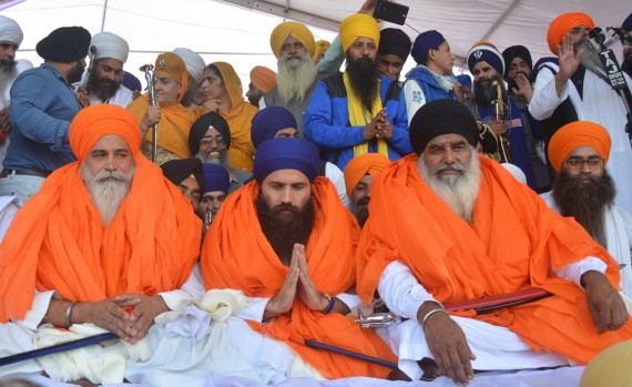 Bhai Amrik Singh Ajnala, Bhai Baljit Singh Daduwal and Bhai Dhain Singh Mand | File Photo [November 10, 2015]