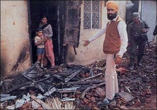 Sikhs houses were burnt during November 1984 Sikh Genocide [File Photo]