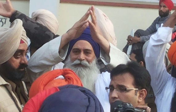 Bhai Amrik Singh Ajnala in police custody