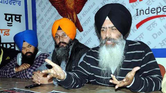 Dal Khalsa leaders addressing the media