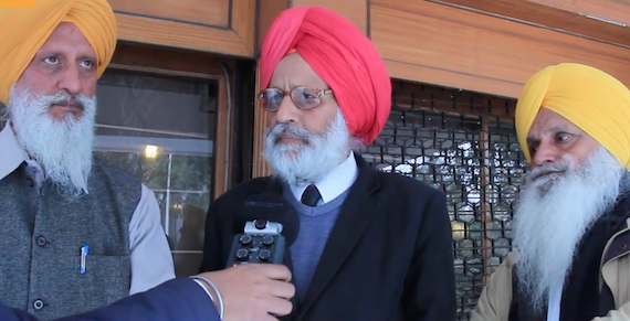 Amar Singh Chahal talking to the Sikh Siyasat News (SSN) at Chandigarh [File Photo]
