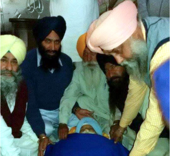 Antim Sanskar of SAD Mann leader S. Jaswant Singh Mann