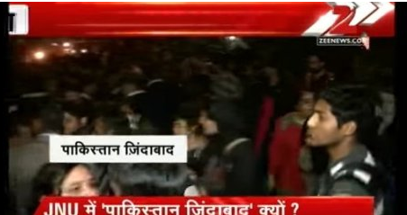 JNU Pakistan Slogans Fake Story of Zee News