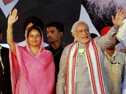 Harsimrat Kaur Badal and Narendra Modi