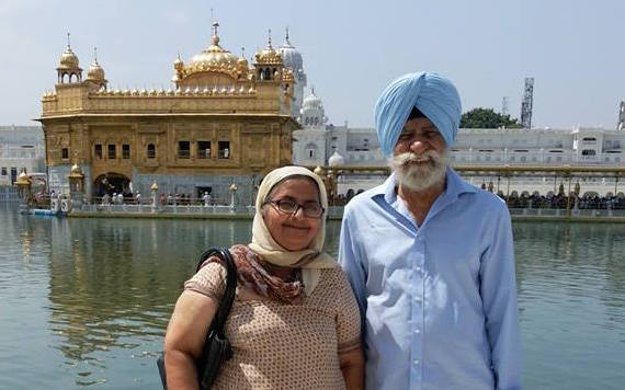 S. Karamjeet Singh Chandigarh (R) and Bibi Amrit Kaur (L) [File Photo]