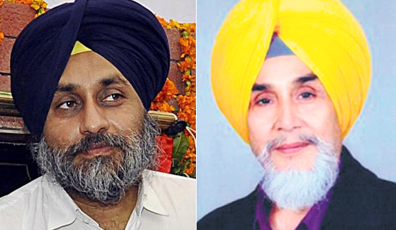 Sukhbir Badal (L) and Sucha Singh Chhotepur (R) [File Photos]