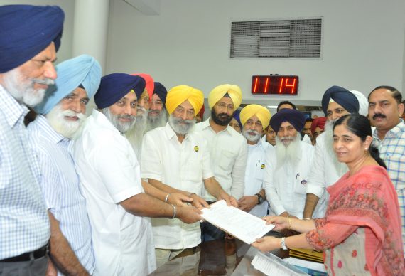 Balwinder Singh Bhundar files nomination papers for Rajya Sabha