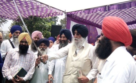 Simranjeet Singh Mann at Gatka Day