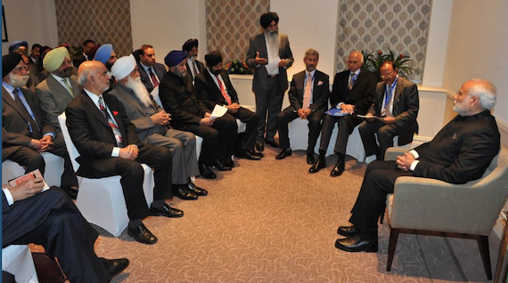 UK Sikh leaders meet Indian PM Narendra Modi [File Photo]