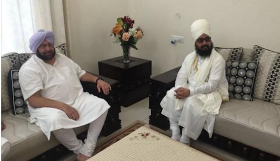 Capt. Amarinder Singh meets Bhai Ranjit Singh Dhadrianwale