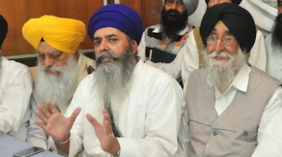 Gurdeep Singh Bathinda (L), Mohkam Singh (C) and Simranjeet Singh Mann (R) [File Photo]