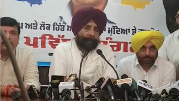 Jagmeet Brar supports Aam Aadmi Party