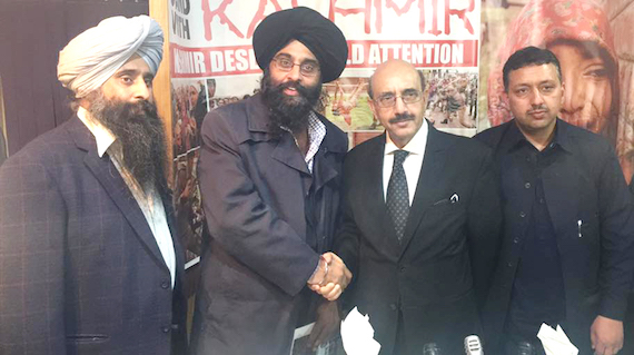 UK Sikhs meet President of Azad Kashmir