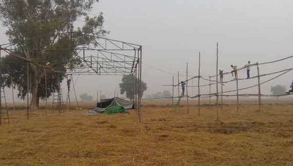 Tents were removed from the venue of November 10, 2016 Sikh gathering under directions of the Punjab government