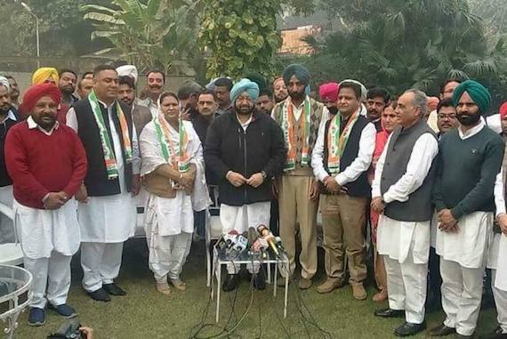 Two SAD (B) MLAs join Congress in presence of Capt. Amarinder Singh