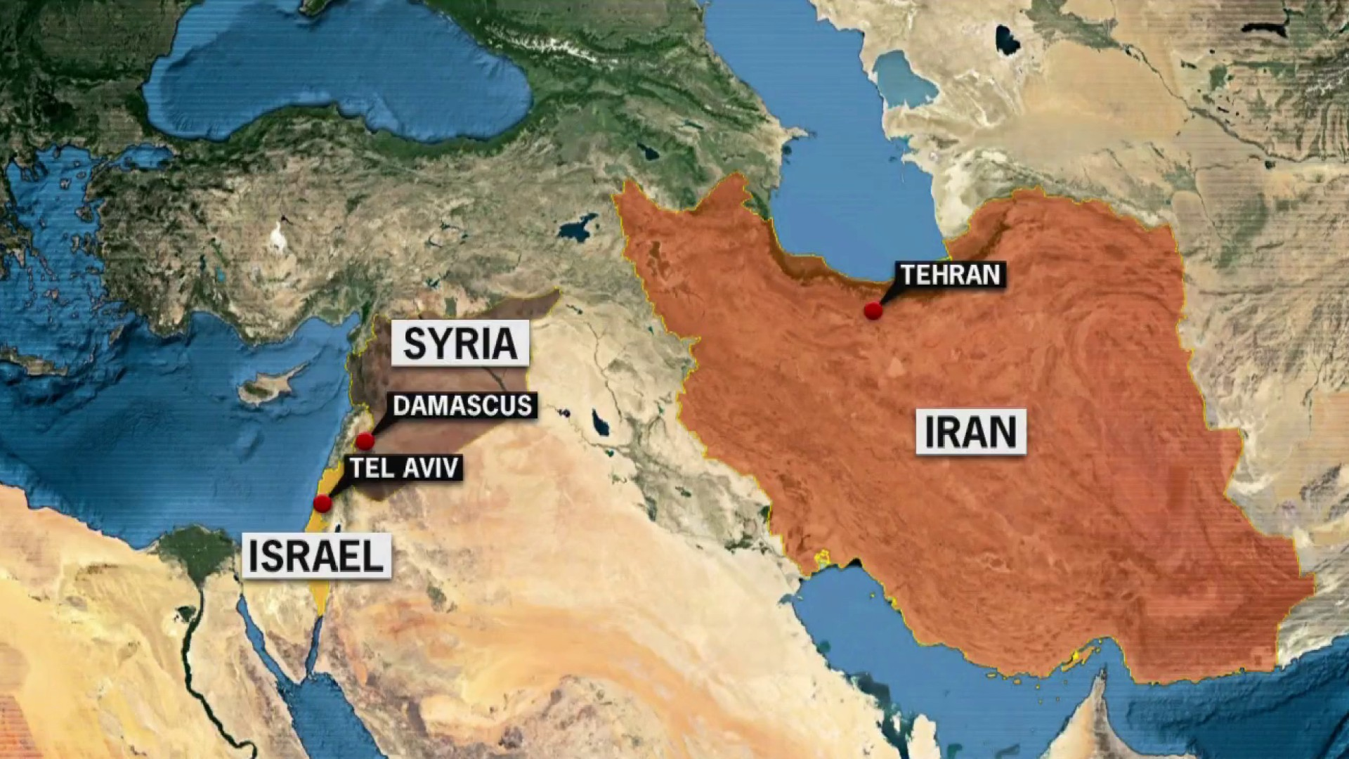 Iran, Isreal, West Asia maps