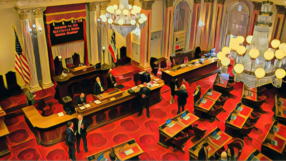 California State Senate Chamber [File Photo]