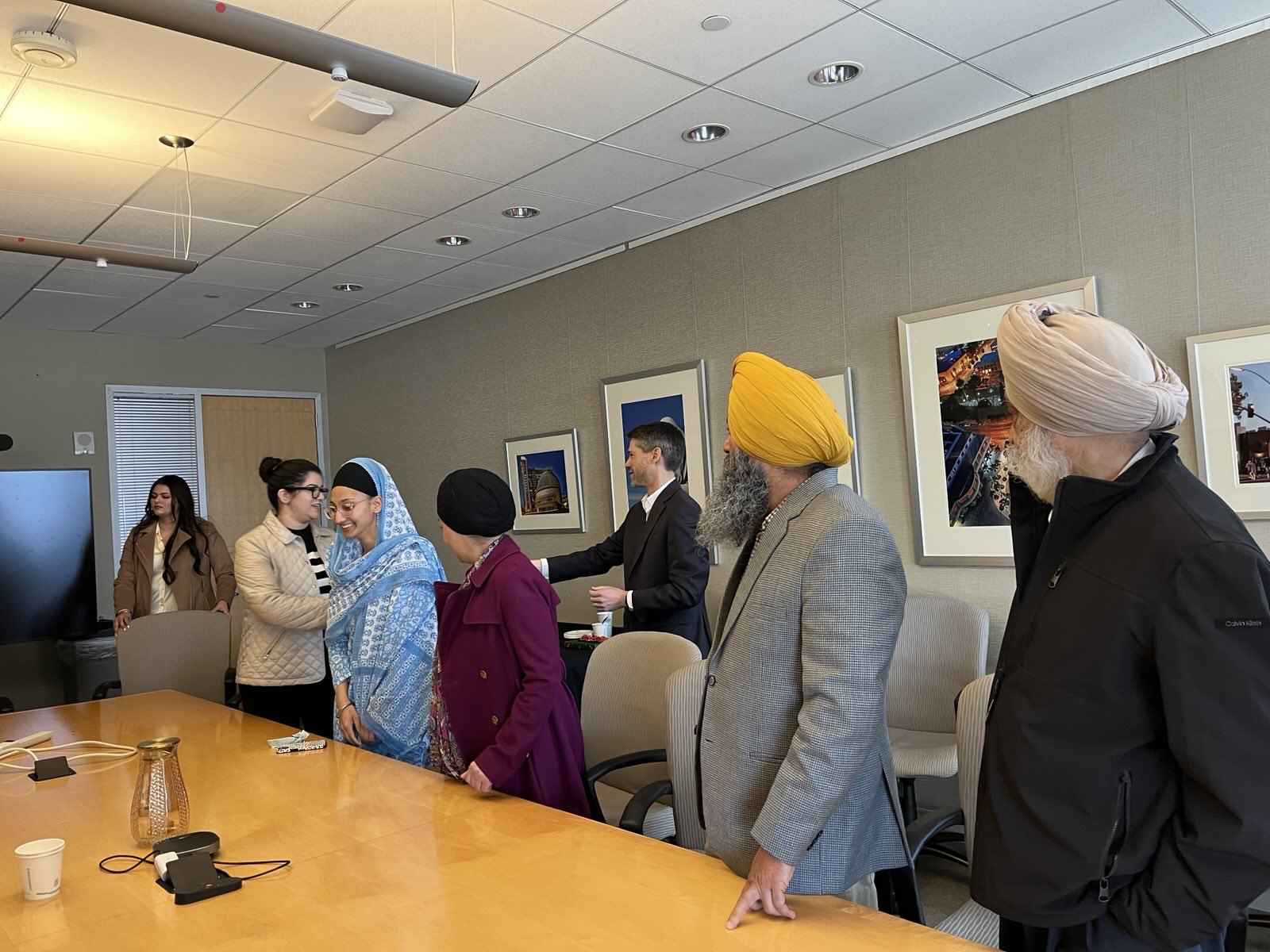 Members of the San Jose City Council and Sikh leaders During The Proclamation Ceremony