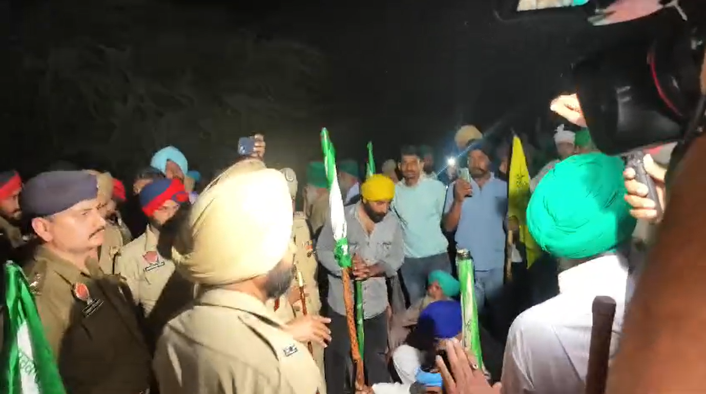Police detaining farmers at Punjab and Haryana borders to uproot Khanauri and Shambhu protests
