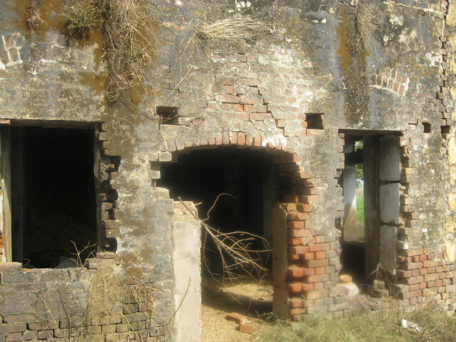 Ruins of Sikh Village Hondh Chillar, Haryana that was totally destroyed during Sikh Genocide 1984.