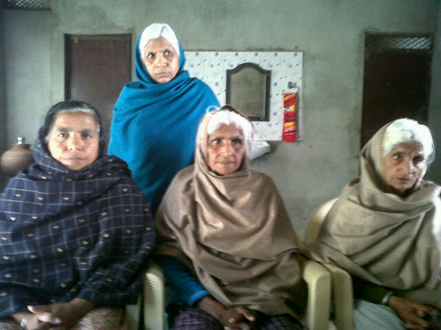 Geevni Bai, Isri Bai, Amrit Kaur & Shanti Devi - Surviving Victims of Haily Mandi Massacre