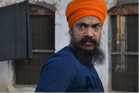 Punjab Film actor-cum-producer Kuljinder Sidhu as Kartar in Sadda Haq