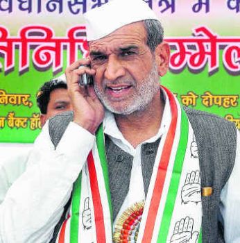 Indian Leader Sajjan Kumar, facing trial for organizing mass killings of Sikhs in November 1984