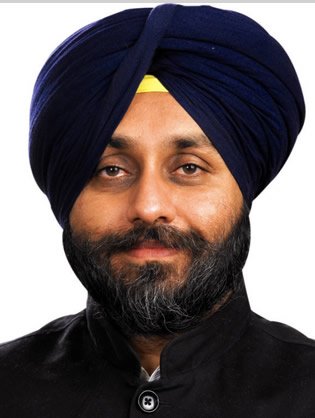 Sukhbir Singh Badal, President of SAD (Badal)