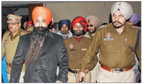Bhai Balwant Singh Rajoana in police custody [File Photo]