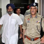 Sumedh Saini (R) with Punjab Deputy CM Sukhbir Badal (L)