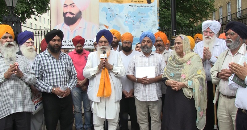 100 days of Kesri Lehar vigil outside 10 Downing Street