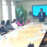Economic Policy Advisor for Sen Coons, JJ Singh addressing the youths